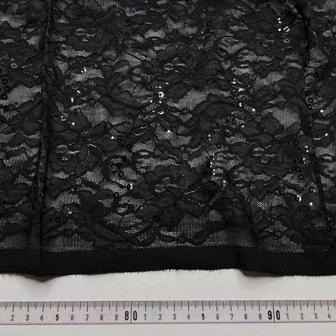 Maleficent - Sequins Lace Synthetic Knit - Black - 1.85M Bundle (6793953575025)