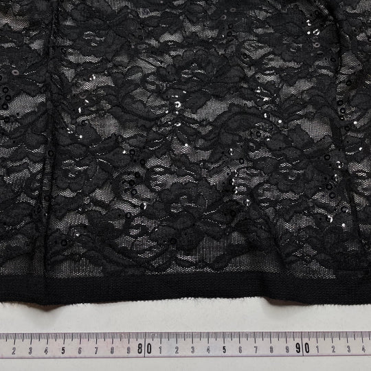 Maleficent - Sequins Lace Synthetic Knit - Black - 1.85M Bundle (6793953575025)