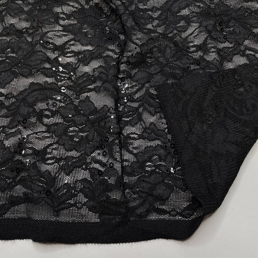 Maleficent - Sequins Lace Synthetic Knit - Black - 1.85M Bundle (6793953575025)
