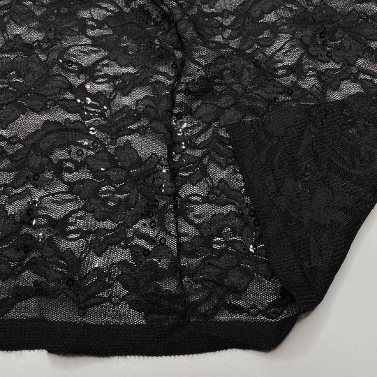 Maleficent - Sequins Lace Synthetic Knit - Black - 1.85M Bundle (6793953575025)