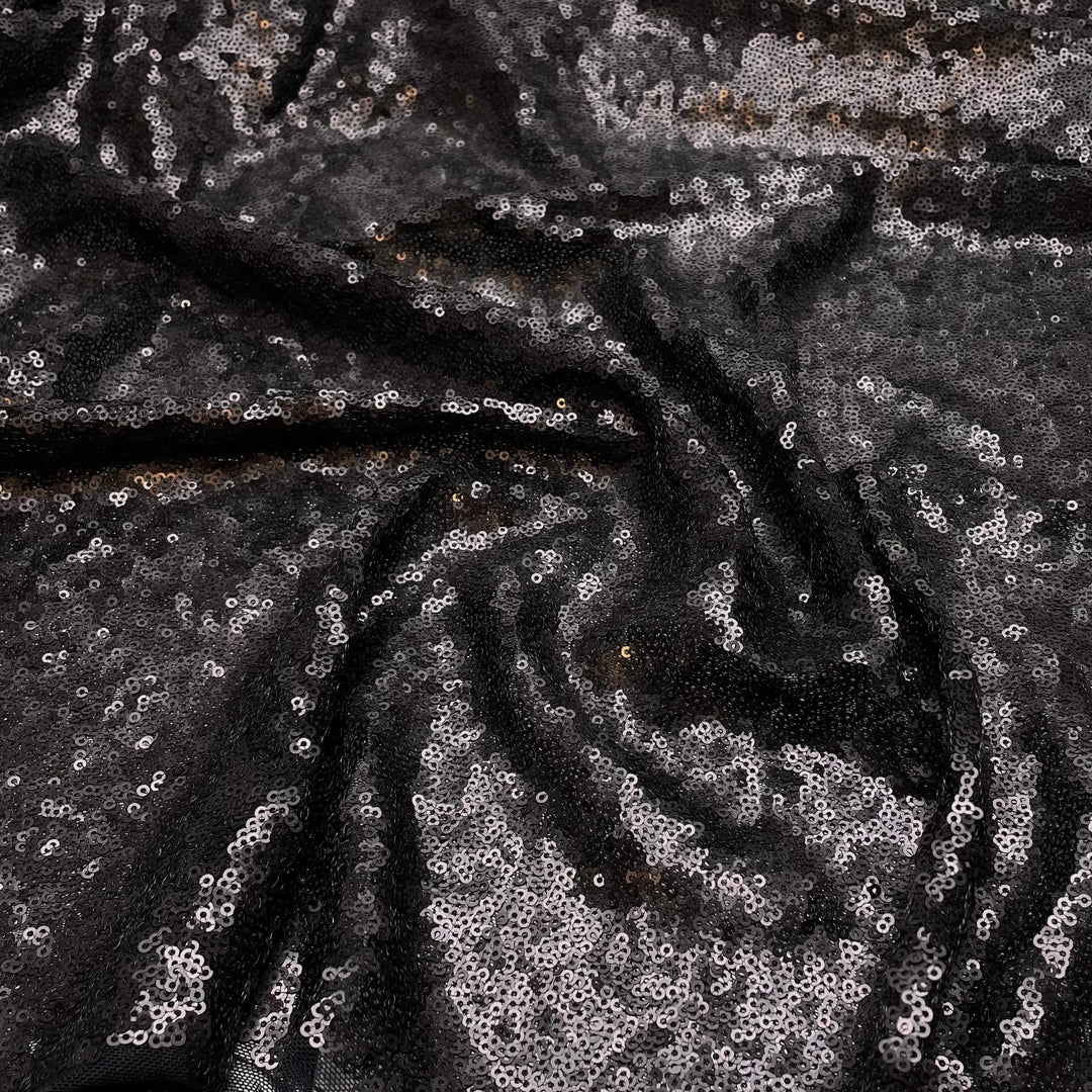 Samhain - Sequins Synthetic Knit - Black - 0.95M Bundle (6793956884593)