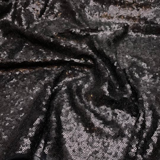 Samhain - Sequins Synthetic Knit - Black - 0.95M Bundle (6793956884593)