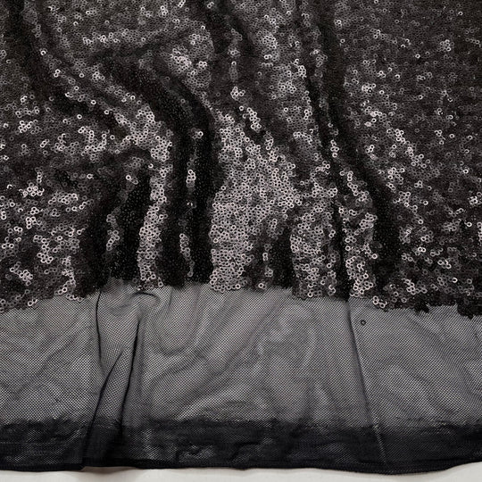 Samhain - Sequins Synthetic Knit - Black - 0.95M Bundle (6793956884593)