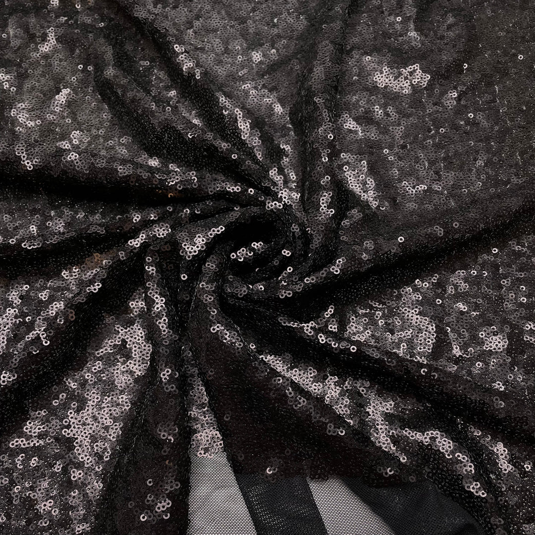 Samhain - Sequins Synthetic Knit - Black - 0.95M Bundle (6793956884593)