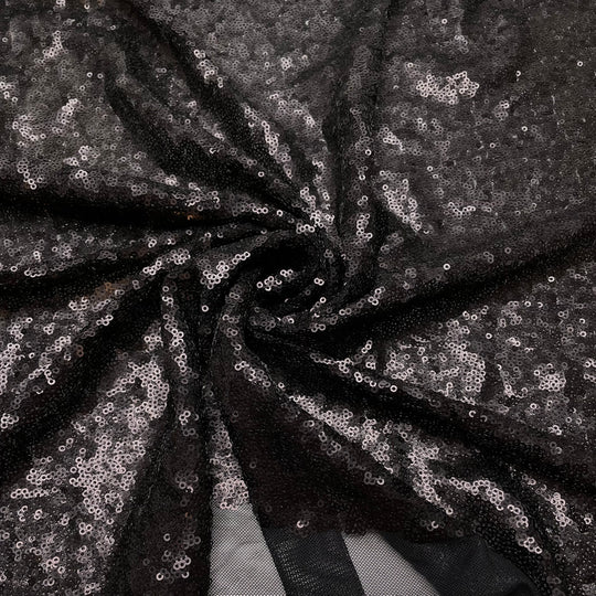 Samhain - Sequins Synthetic Knit - Black - 0.95M Bundle (6793956884593)