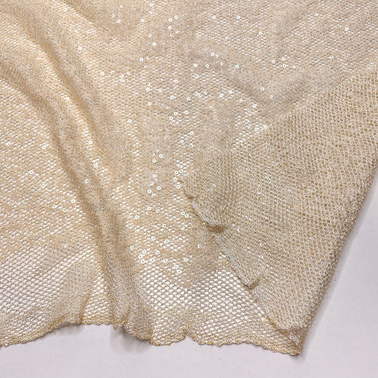 Xena Warrior Princess - Sequins Synthetic Knit - Gold - 1M Bundle (6793957376113)