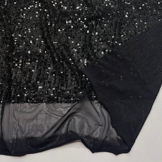 Fireworks - Sequins Synthetic Knit - Black - Bundles (6793958785137)