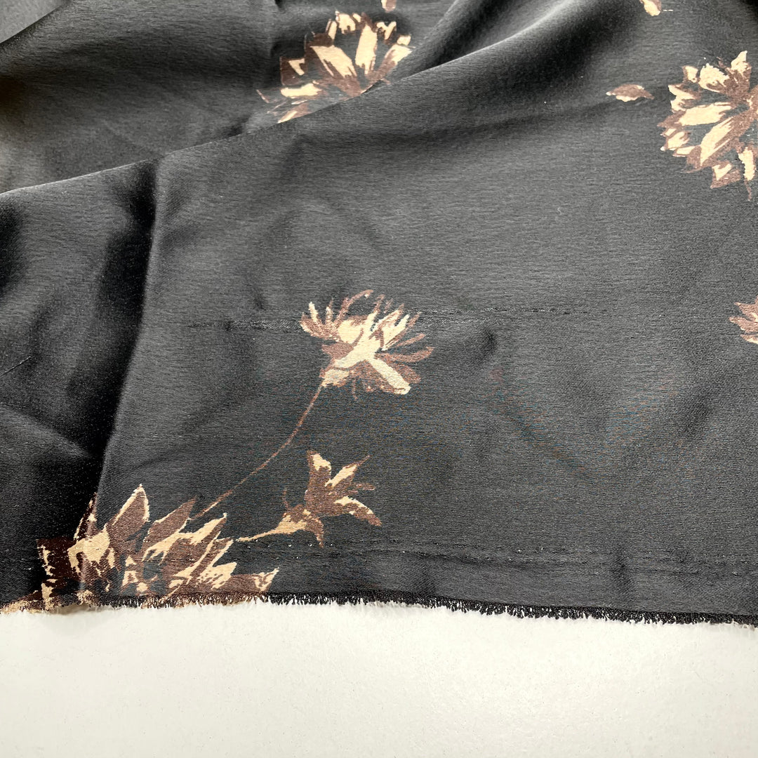 UB - Espresso Joy - Sateen Poly Woven - Black Multi Floral - 0.85M Bundle (6795443568753)