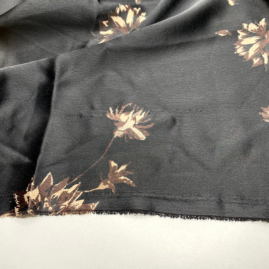 UB - Espresso Joy - Sateen Poly Woven - Black Multi Floral - 0.85M Bundle (6795443568753)