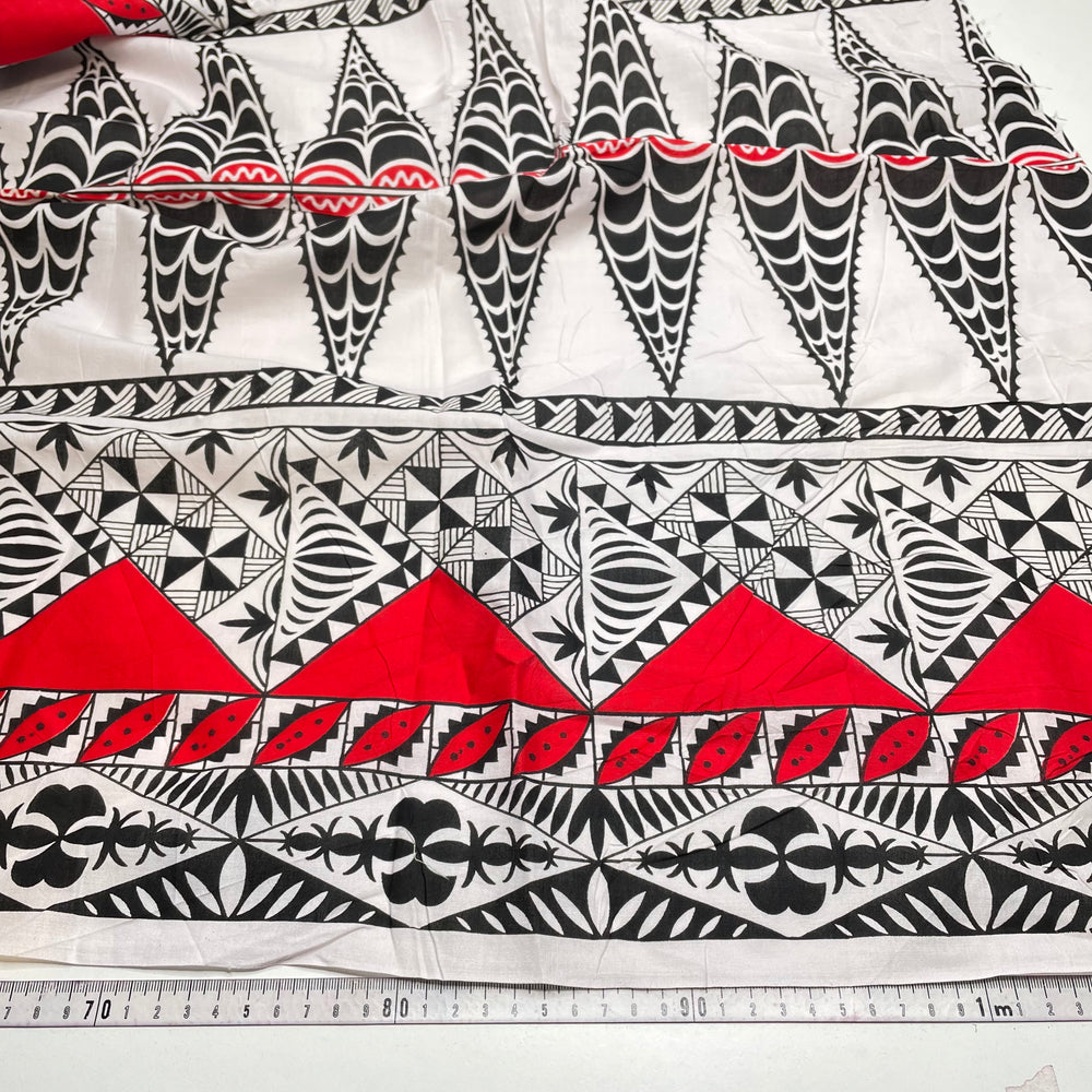 UB - Opening Your Third Eye - Cotton Woven - White Multi Geometric - 2.65M Bundle (6795445403761)