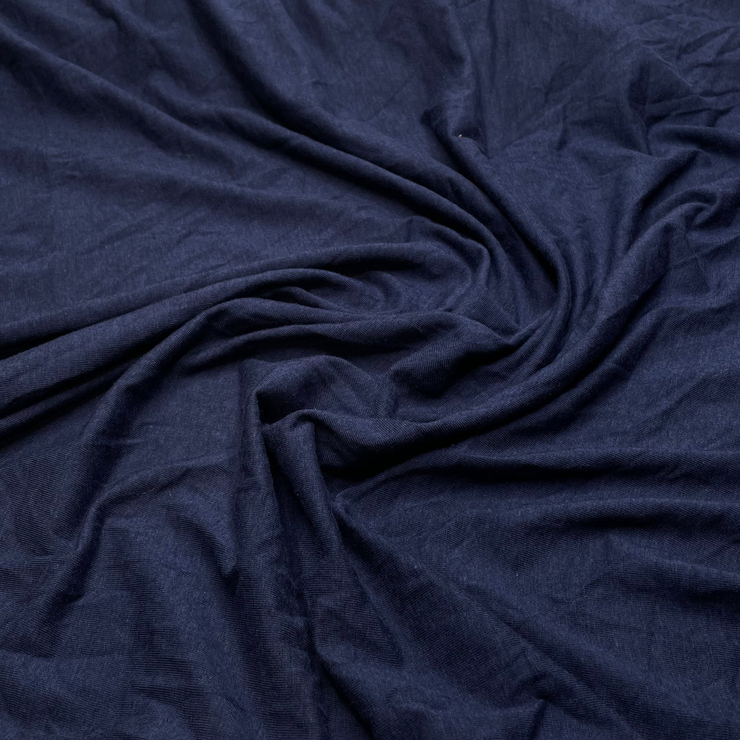 Late Night Stroll - Jersey Bamboo Blend Knit - Navy - 2.1M Bundle (6798439022705)