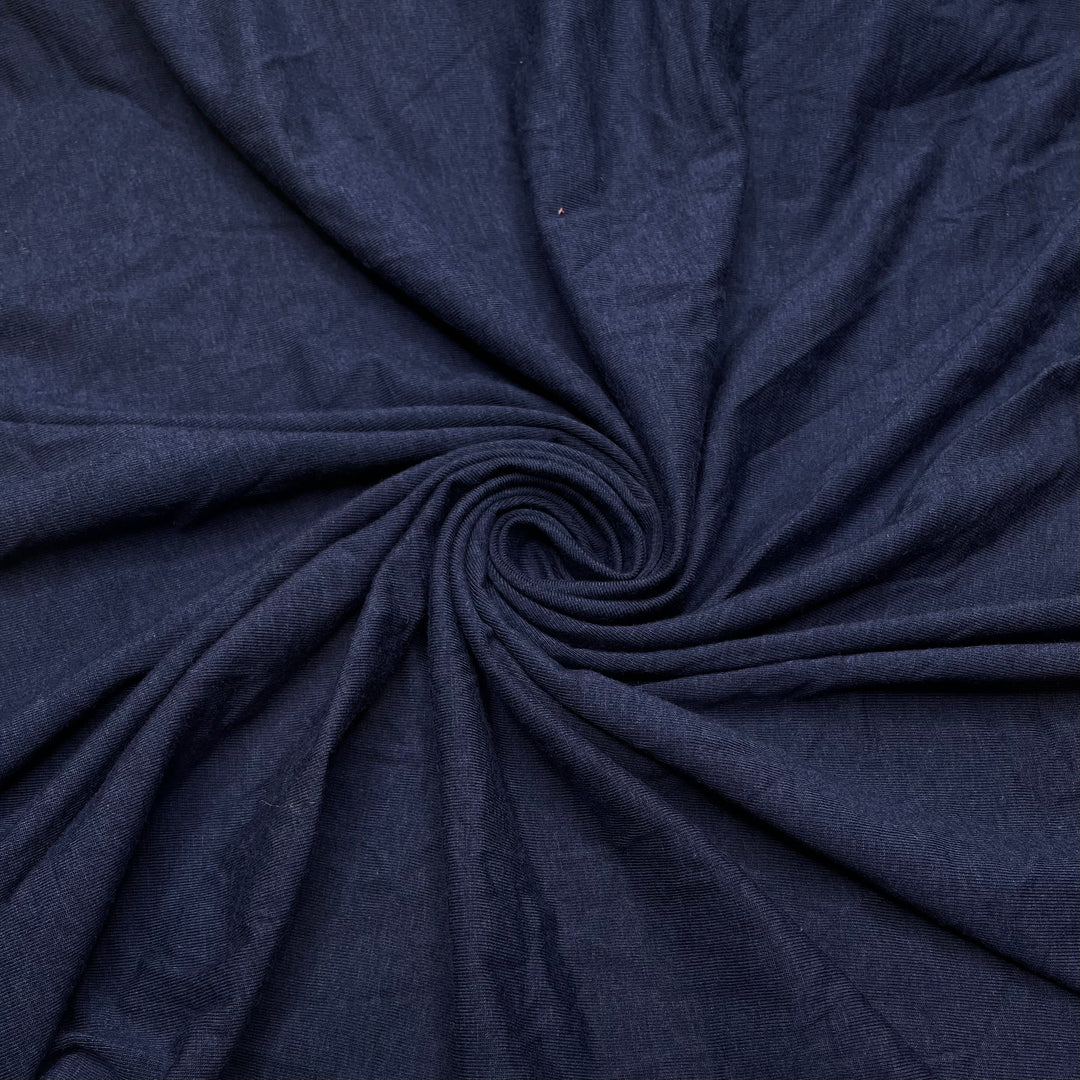 Late Night Stroll - Jersey Bamboo Blend Knit - Navy - 2.1M Bundle (6798439022705)
