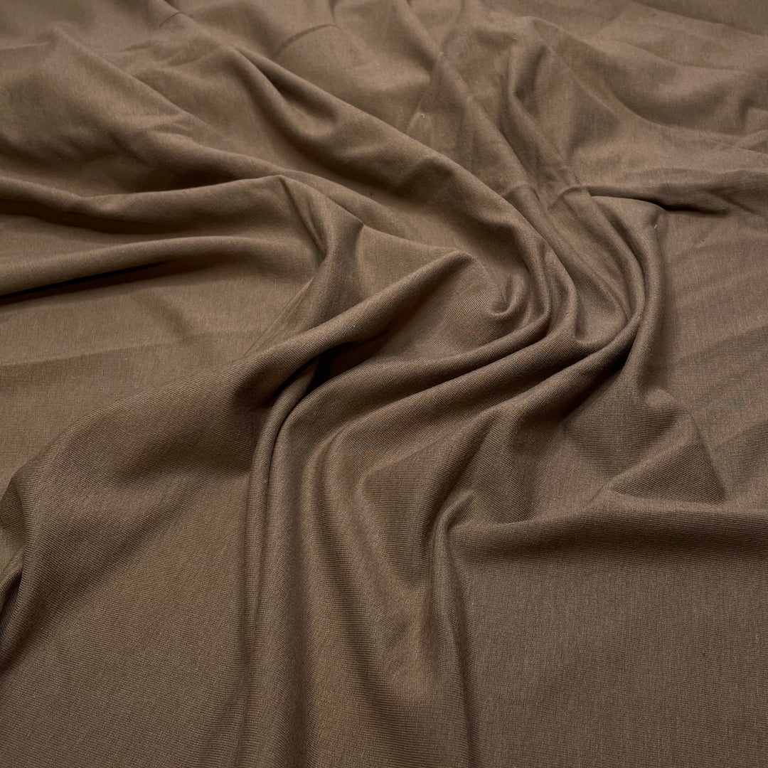 Allspice - French Terry Bamboo/Cotton Knit - Brown - 0.95M Bundle (6798542569585)