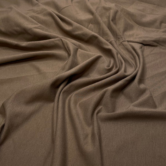 Allspice - French Terry Bamboo/Cotton Knit - Brown - 0.95M Bundle (6798542569585)