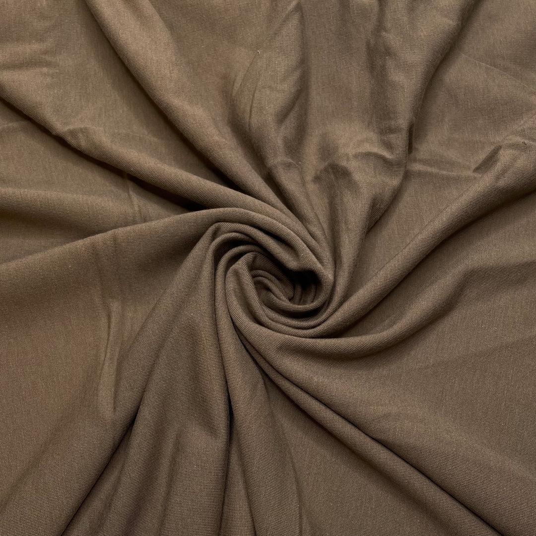 Allspice - French Terry Bamboo/Cotton Knit - Brown - 0.95M Bundle (6798542569585)