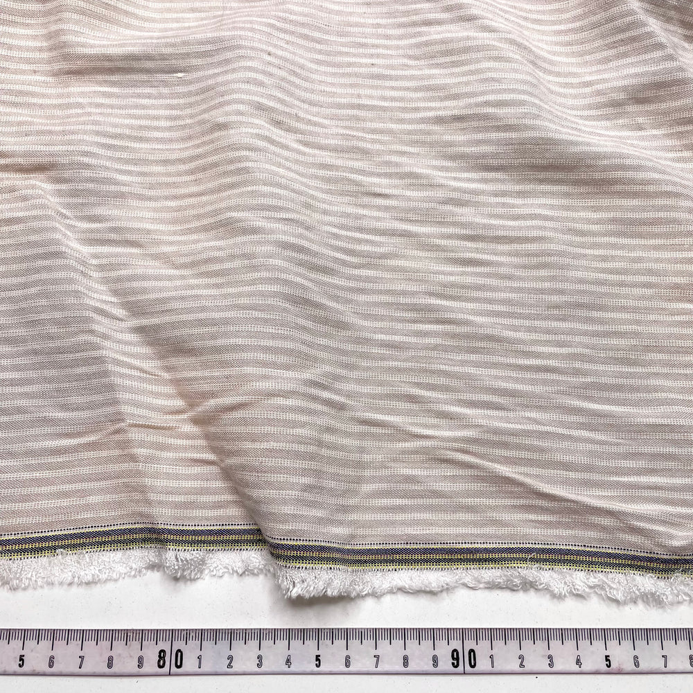 White Or Dark Meat - Linen/Rayon Woven - Beige/White Stripes - Bundles (6799954608241)