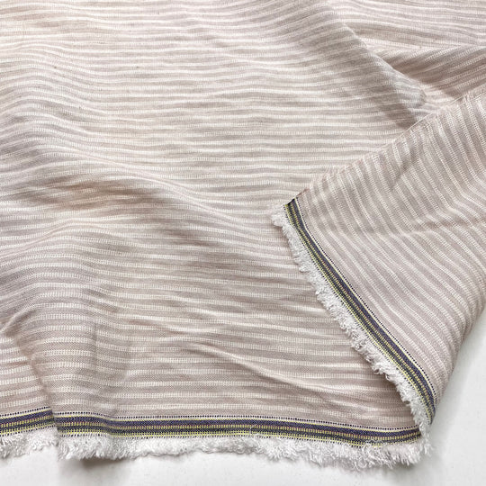 White Or Dark Meat - Linen/Rayon Woven - Beige/White Stripes - Bundles (6799954608241)