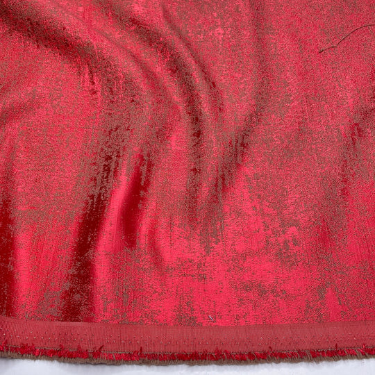 Fire Embers - Jacquard Polyester Blend Woven - Red/Brown Abstract - 2.2M Bundle (6803600048241)