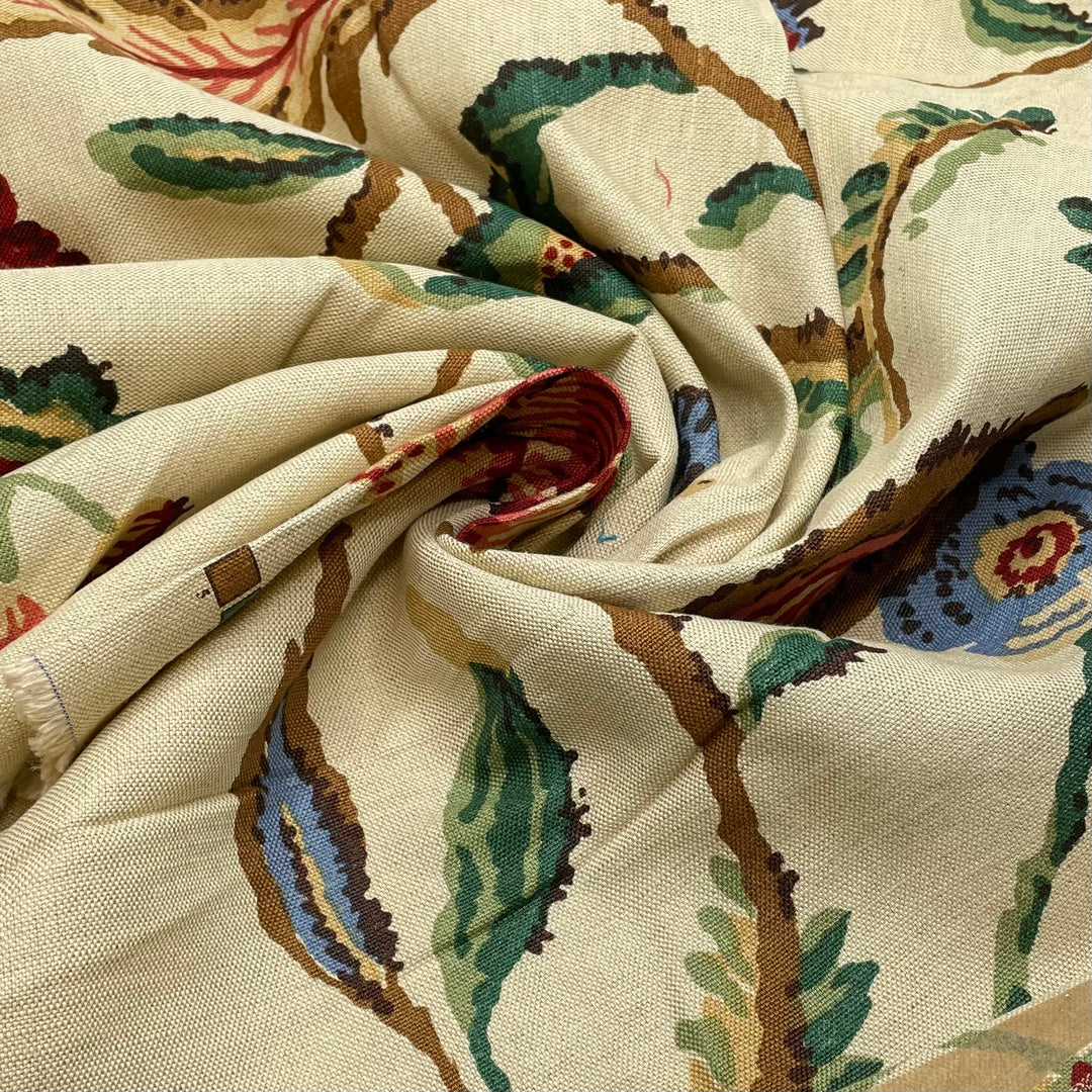 Coffee Region - Cotton Woven - Beige Multi Floral - 1.2M Bundle (6804094222449)