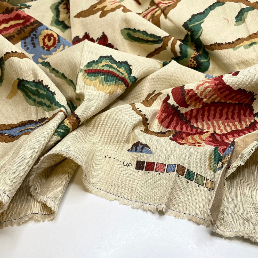 Coffee Region - Cotton Woven - Beige Multi Floral - 1.2M Bundle (6804094222449)
