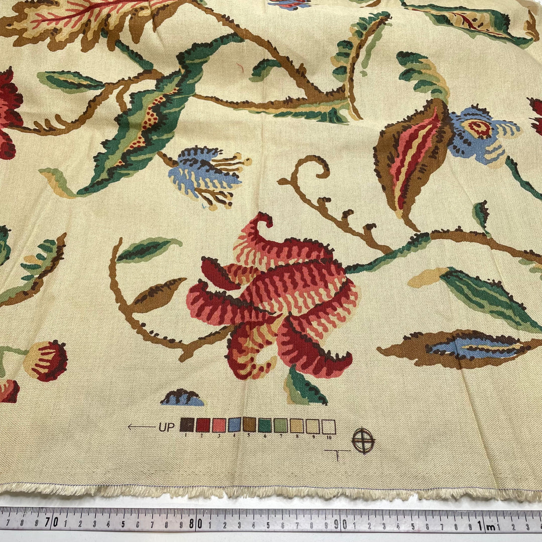 Coffee Region - Cotton Woven - Beige Multi Floral - 1.2M Bundle (6804094222449)