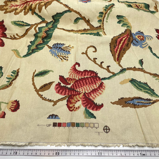 Coffee Region - Cotton Woven - Beige Multi Floral - 1.2M Bundle (6804094222449)