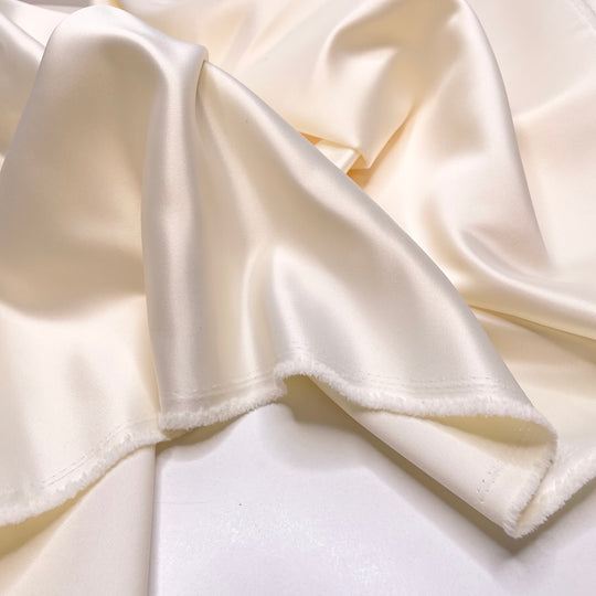 Steamed Milk - Satin Poly Woven - Cream - 2.1M Bundle (6804427014257)