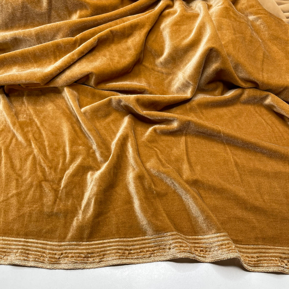 Medium Roast - Velvet Poly/Spandex Knit - Light Brown - 1.95M Bundle (6804961067121)