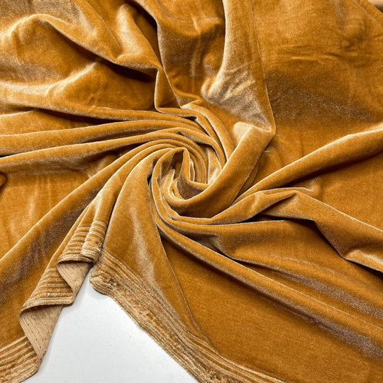 Medium Roast - Velvet Poly/Spandex Knit - Light Brown - 1.95M Bundle (6804961067121)