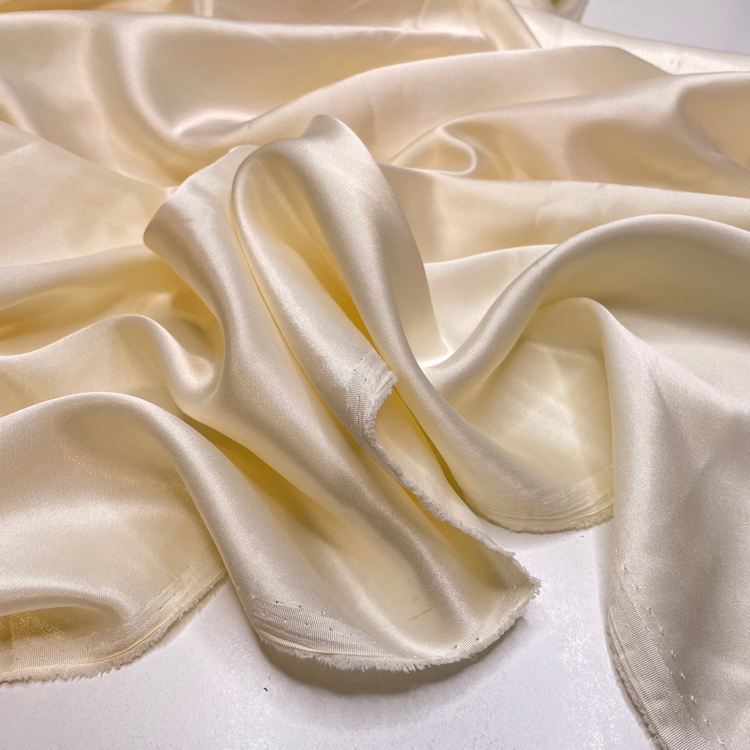 First Sip Drips - Satin Poly Woven - Cream - 1.95M Bundle (6804962574449)
