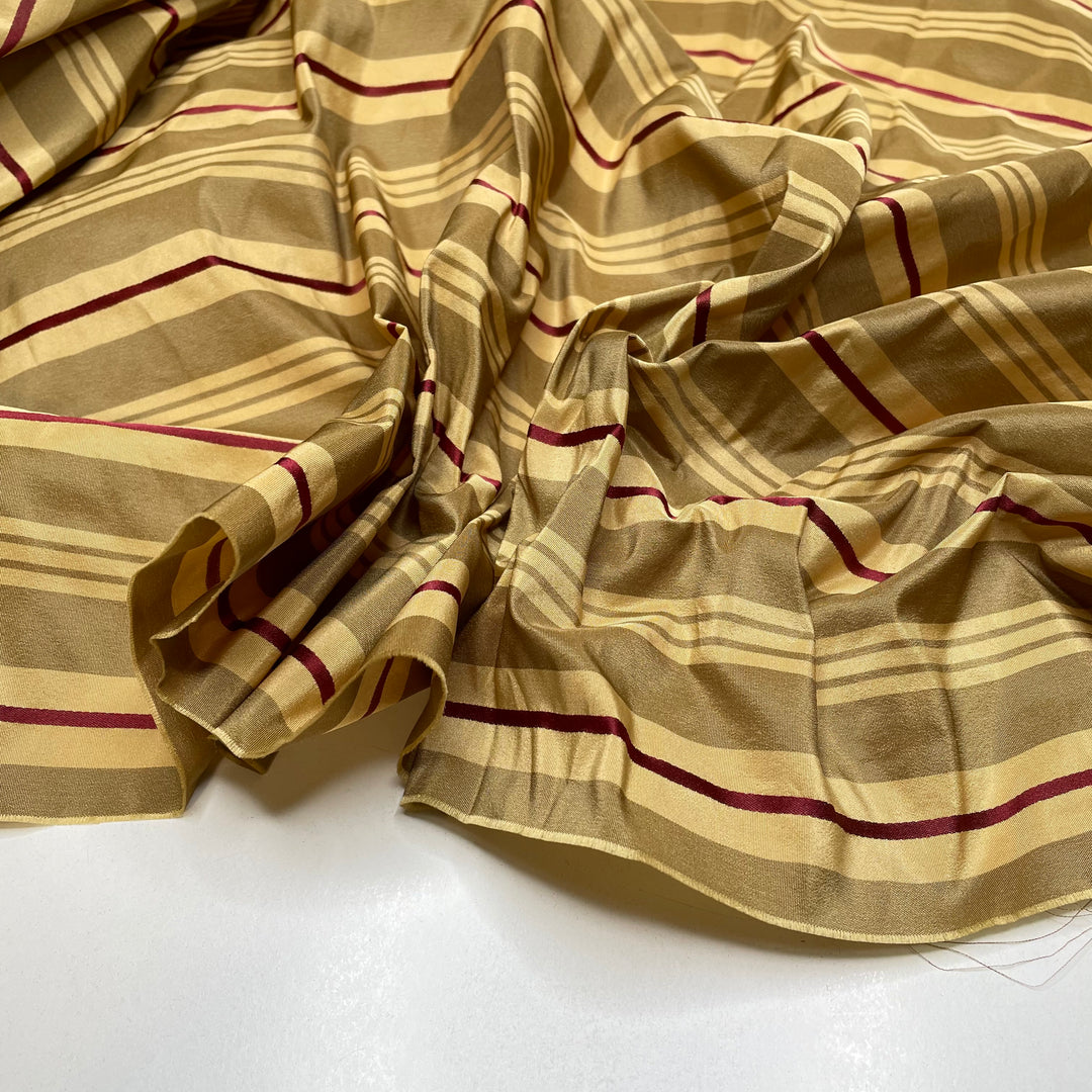 Coffee Tasting Date - Poly Woven - Beige Multi Stripes - 3.55M Bundle (6804963295345)
