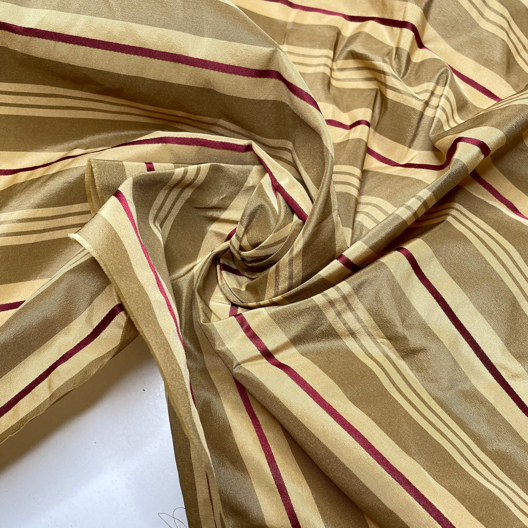 Coffee Tasting Date - Poly Woven - Beige Multi Stripes - 3.55M Bundle (6804963295345)