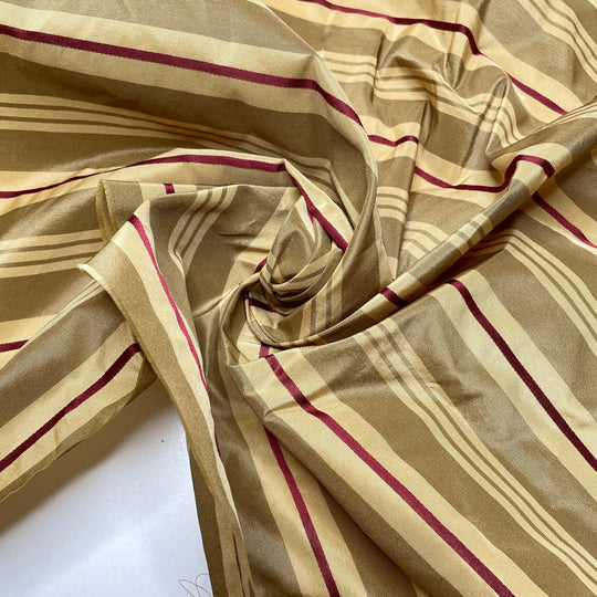 Coffee Tasting Date - Poly Woven - Beige Multi Stripes - 3.55M Bundle (6804963295345)