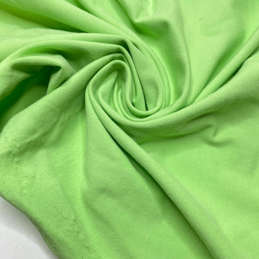 Hot Air Roasting - Jersey Cotton Blend Knit - Light Green - 0.6M Bundle (6804981678193)