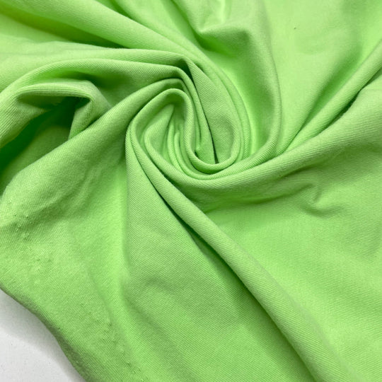 Hot Air Roasting - Jersey Cotton Blend Knit - Light Green - 0.6M Bundle (6804981678193)