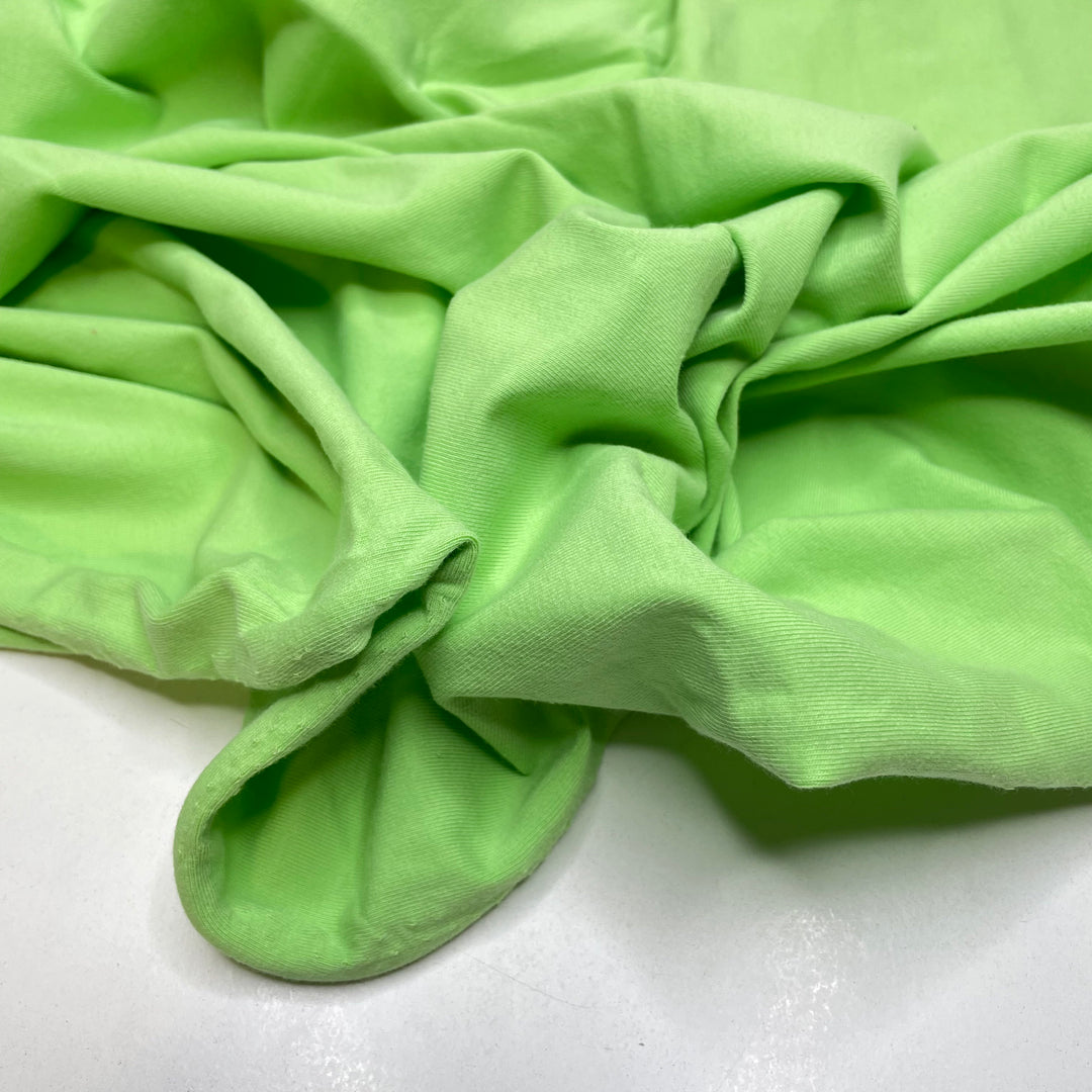 Hot Air Roasting - Jersey Cotton Blend Knit - Light Green - 0.6M Bundle (6804981678193)
