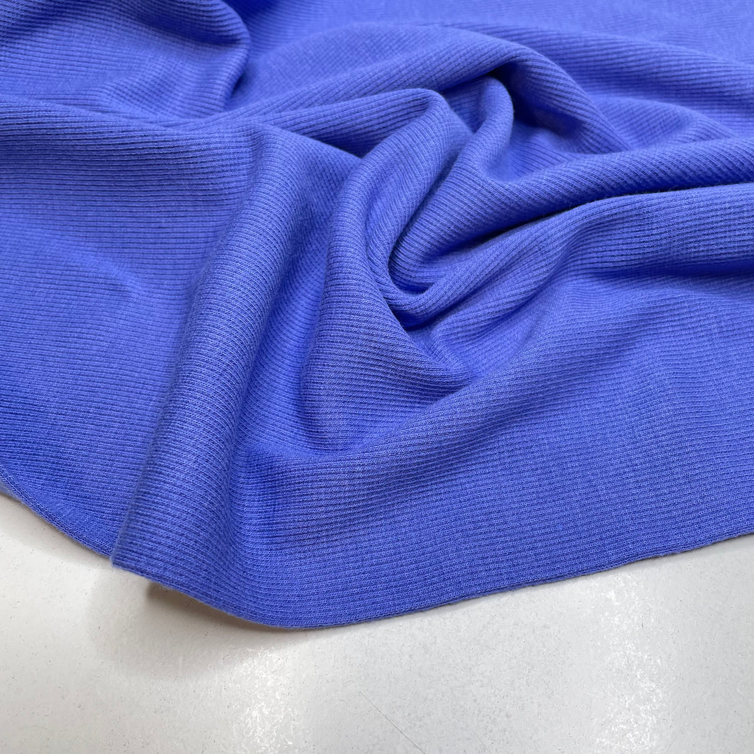 Mochapot - Tubular Rib Knit Bamboo Blend Knit - Blue - 1M Bundle (6804985806961)