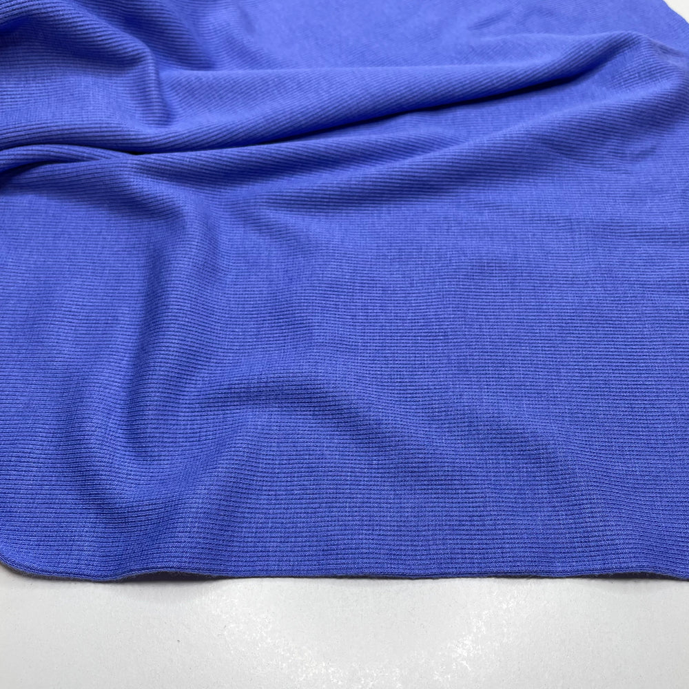 Mochapot - Tubular Rib Knit Bamboo Blend Knit - Blue - 1M Bundle (6804985806961)