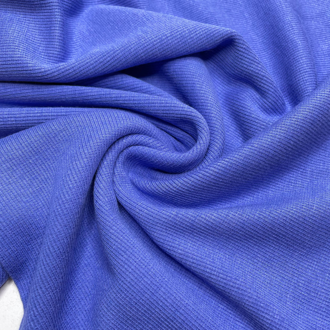 Mochapot - Tubular Rib Knit Bamboo Blend Knit - Blue - 1M Bundle (6804985806961)