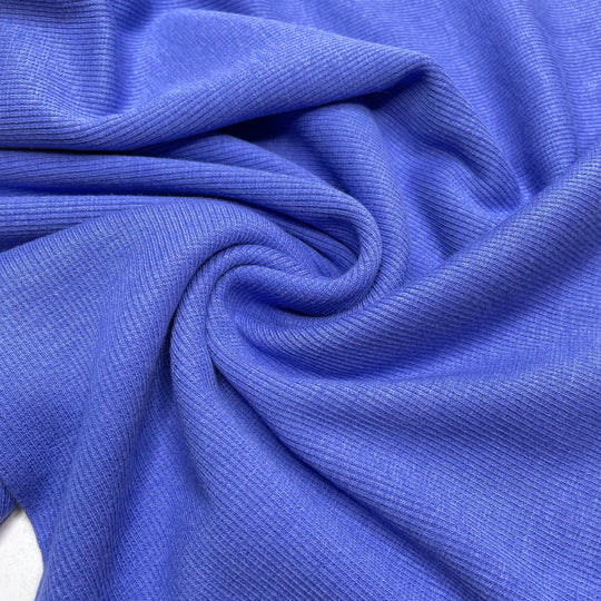 Mochapot - Tubular Rib Knit Bamboo Blend Knit - Blue - 1M Bundle (6804985806961)