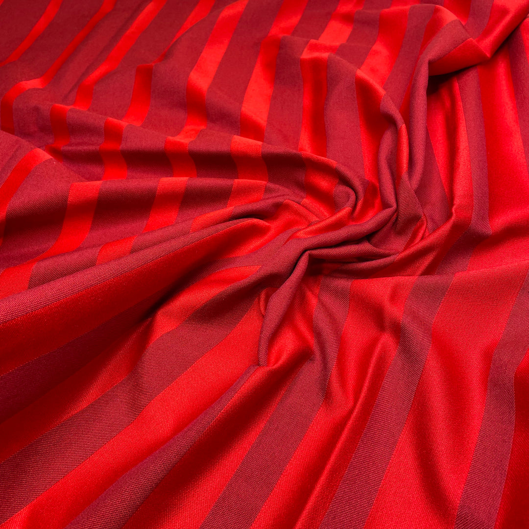 Cheek And Lip Tint - Jacquard Synthetic Woven - Red Stripes - 0.6M Bundle (6805869690993)