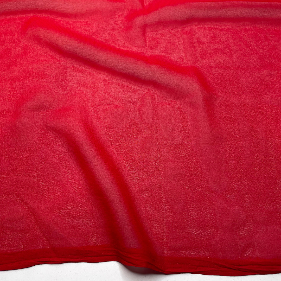 Dramatic Red Lip - Chiffon Poly Woven - Red - 2.05M Bundle (6805884928113)