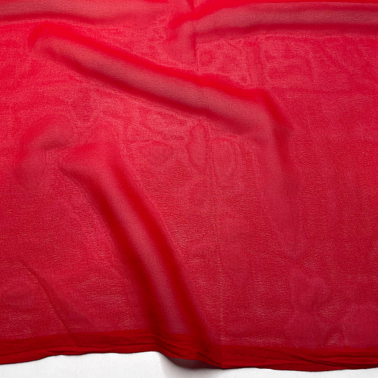 Dramatic Red Lip - Chiffon Poly Woven - Red - 2.05M Bundle (6805884928113)