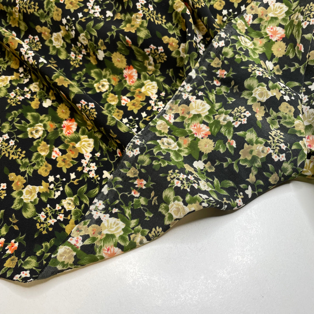 UB - Amidst The Foliage - Poly Woven - Black Multi Floral - 2M Bundle (6806614835313)