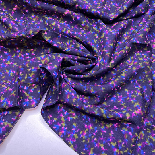 UB - Cosmic Mirage - Acrylic Blend Woven - Dark Purple Multi Abstract - 1.3M Bundle (6806617817201)
