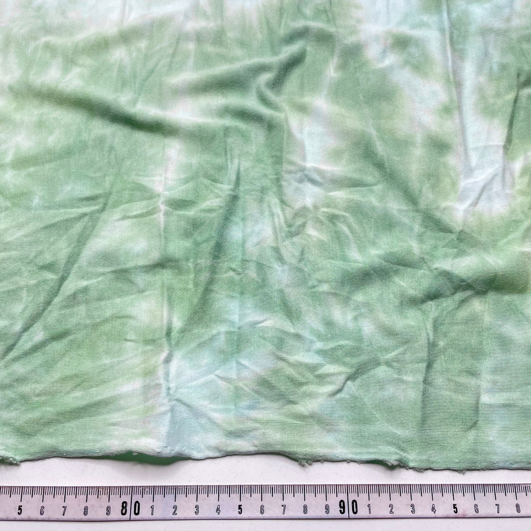 Andradite - Jersey Bamboo Blend Knit - Green/White Tie Dye - 2.8M Bundle (6807126605937)