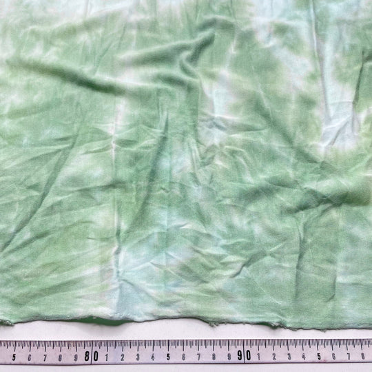 Andradite - Jersey Bamboo Blend Knit - Green/White Tie Dye - 2.8M Bundle (6807126605937)
