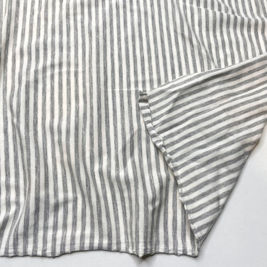 Clay Face Mask - Jersey Bamboo Blend Knit - White/Grey Stripes - 2.15M Bundle (6807130013809)