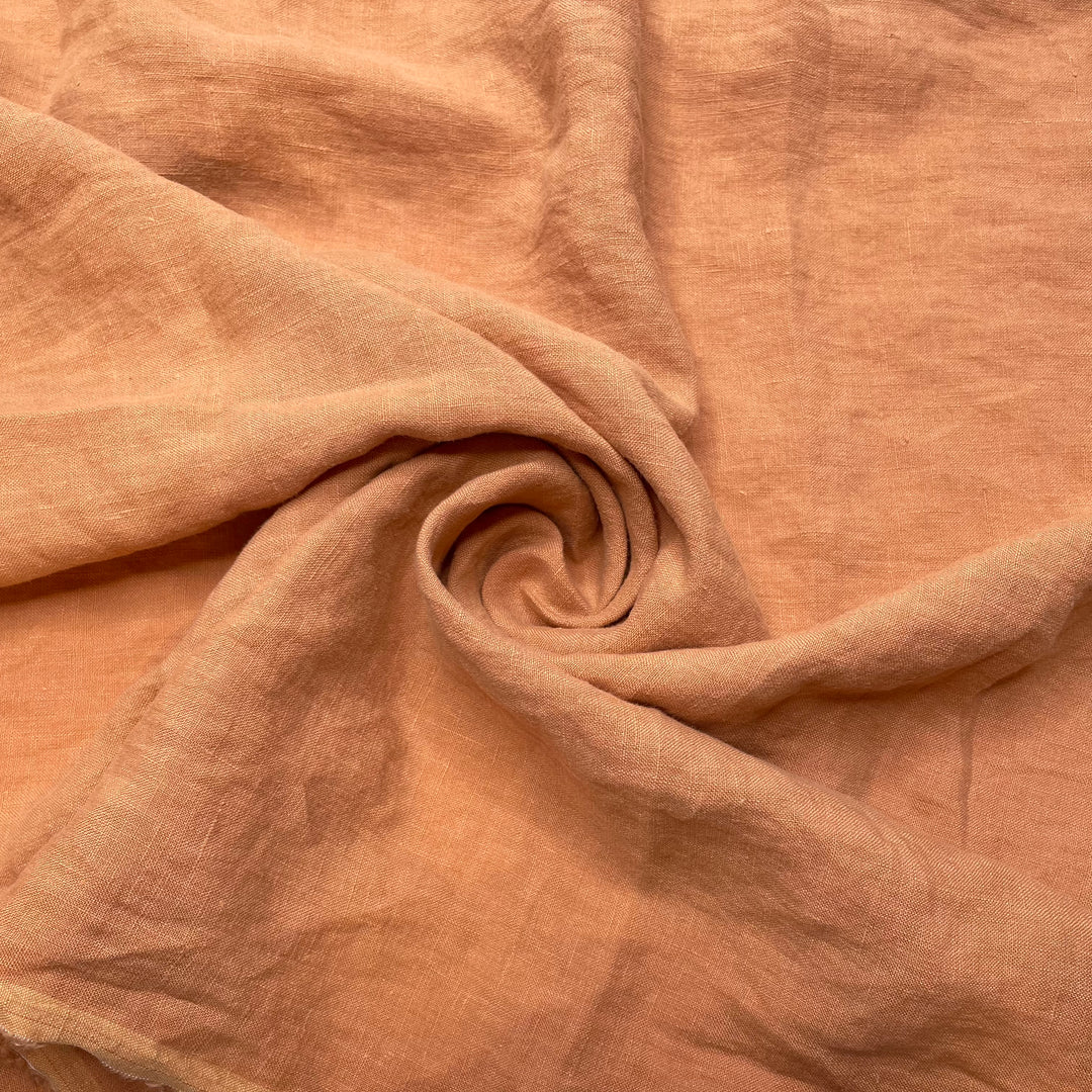 Baked Peach - Linen Woven - Light Orange - 2.15M Bundle (6807190667377)