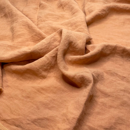 Baked Peach - Linen Woven - Light Orange - 2.15M Bundle (6807190667377)